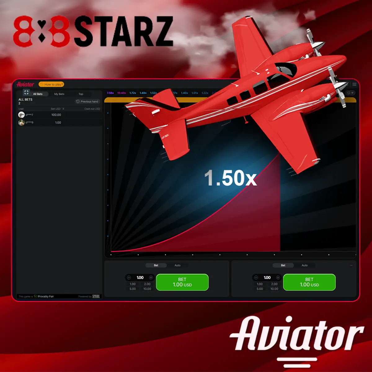 888starz Aviator demo